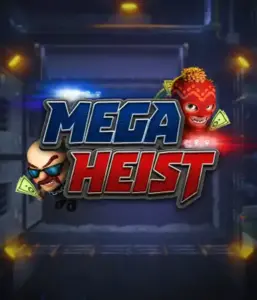 Step into the thrilling world of the Mega Heist game by Relax Gaming, showcasing quirky characters ready to undertake a bank heist. This graphic depicts the excitement of the heist with its striking logo and an ominous vault backdrop. Great for fans of heist movies, delivering a captivating escape. 