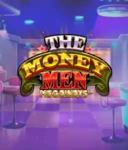 Immerse yourself the thrilling world of The Money Men Megaways slot by Pragmatic Play, highlighting a striking logo with sparkling stars against a stylish casino setting. This image portrays the excitement and glamour of Megaways slots with its eye-catching design and colorful ambiance. Perfect for slot game lovers craving high-energy gaming. 