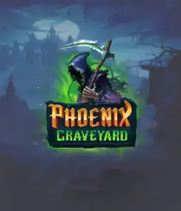 An immersive view of ELK Studios' Phoenix Graveyard slot, with its hauntingly beautiful graveyard and phoenix symbols. This image captures the slot's innovative expanding reels, enhanced by its stunning symbols and gothic theme. The design reflects the game's legend of the phoenix's revival, making it enticing for those interested in legends.